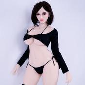Hot 161 cm TPE Full Skeleton real doll silicone sex Big Chest Pussy Male Dolls Silicon Ass Oral Pussy huge Boobs love sex doll invented by AUTOMATICWOMAN